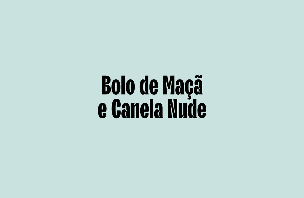 Bolo de Maçã e Canela Nude