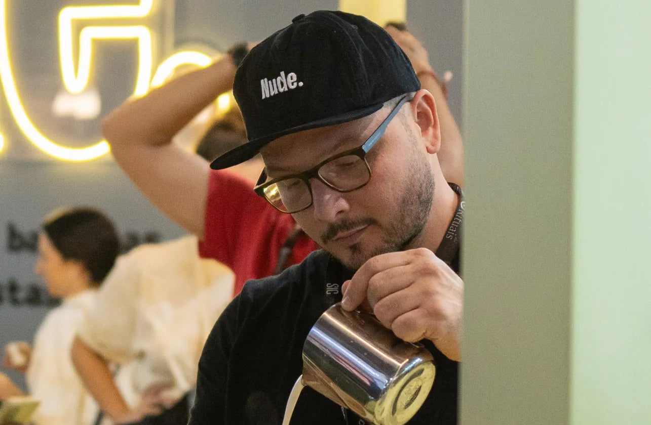 Um barista competidor (e multicampeão)