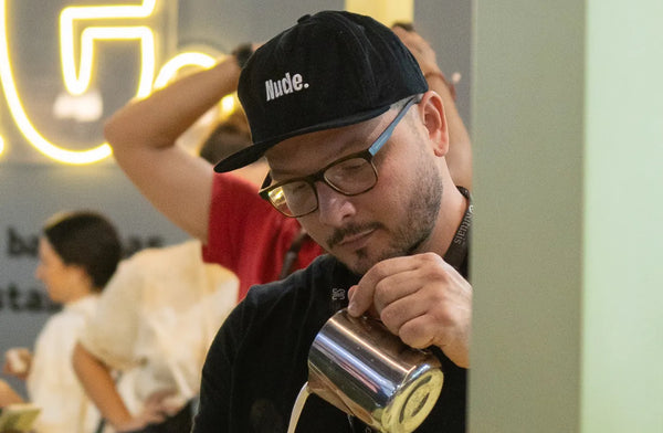 Um barista competidor (e multicampeão)