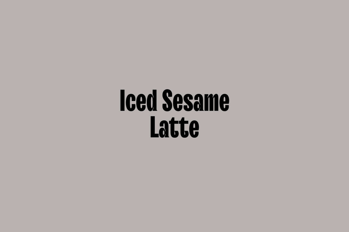 Iced Sesame Latte Nude