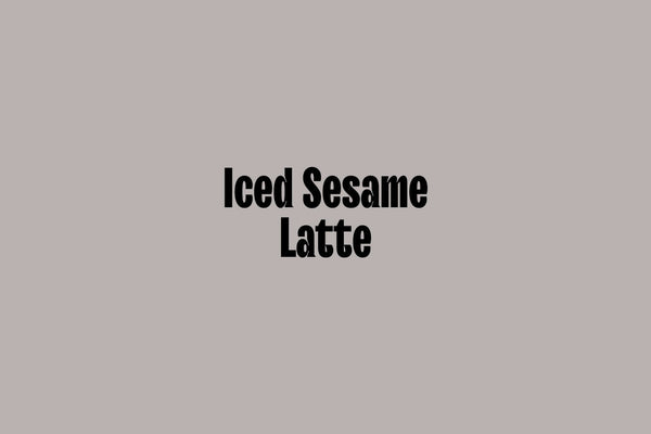 Iced Sesame Latte Nude