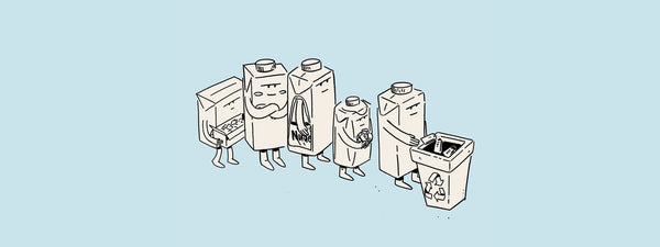 Abra, consuma, limpe, amasse e recicle