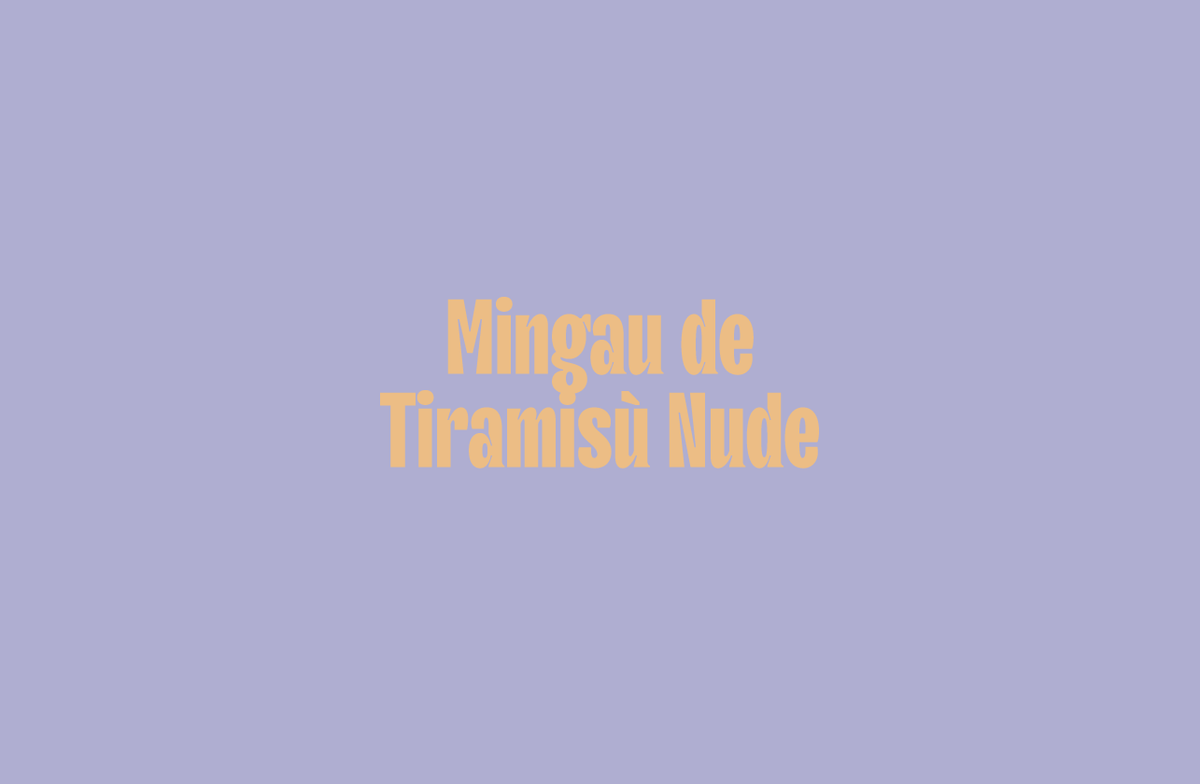 Mingau de Tiramisù Nude