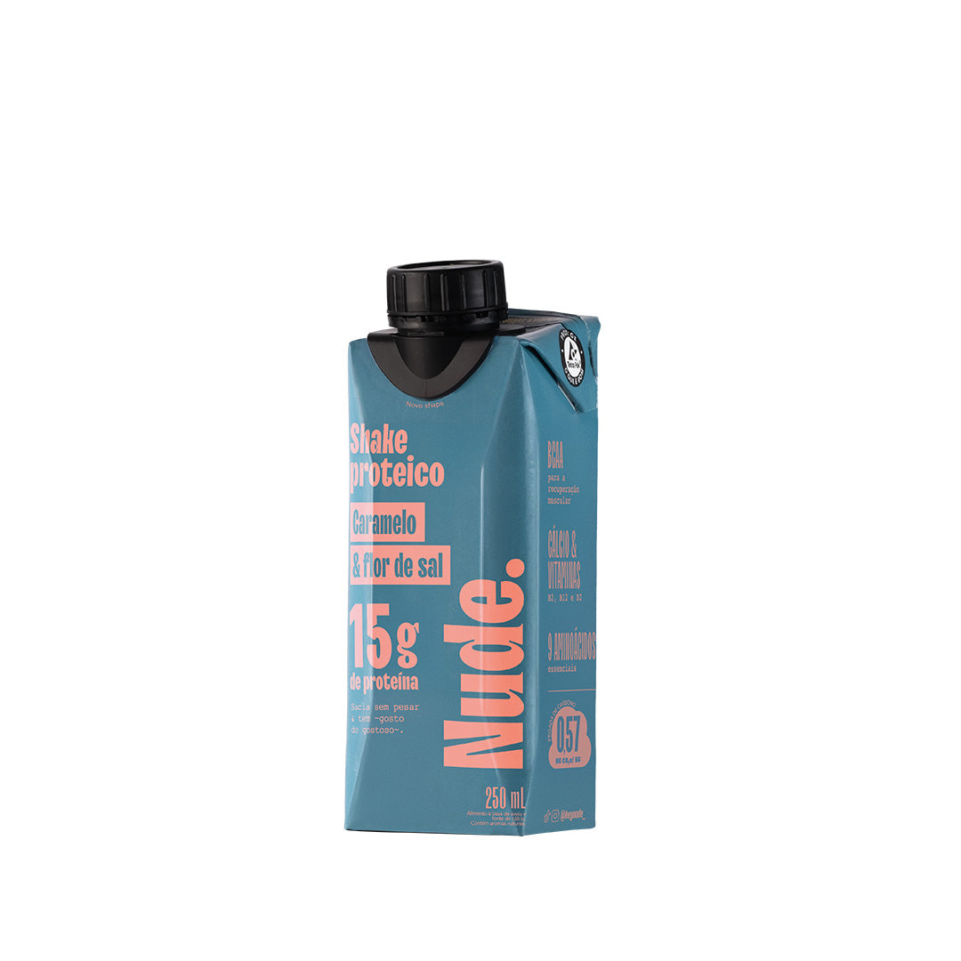 Nude Caramelo y Flor de Sal Bebida Proteica 250ml
