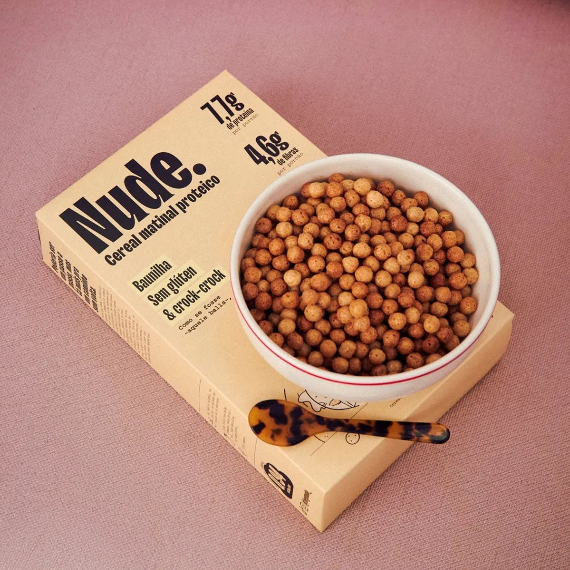 Cereal de avena con vainilla Nude 180 g