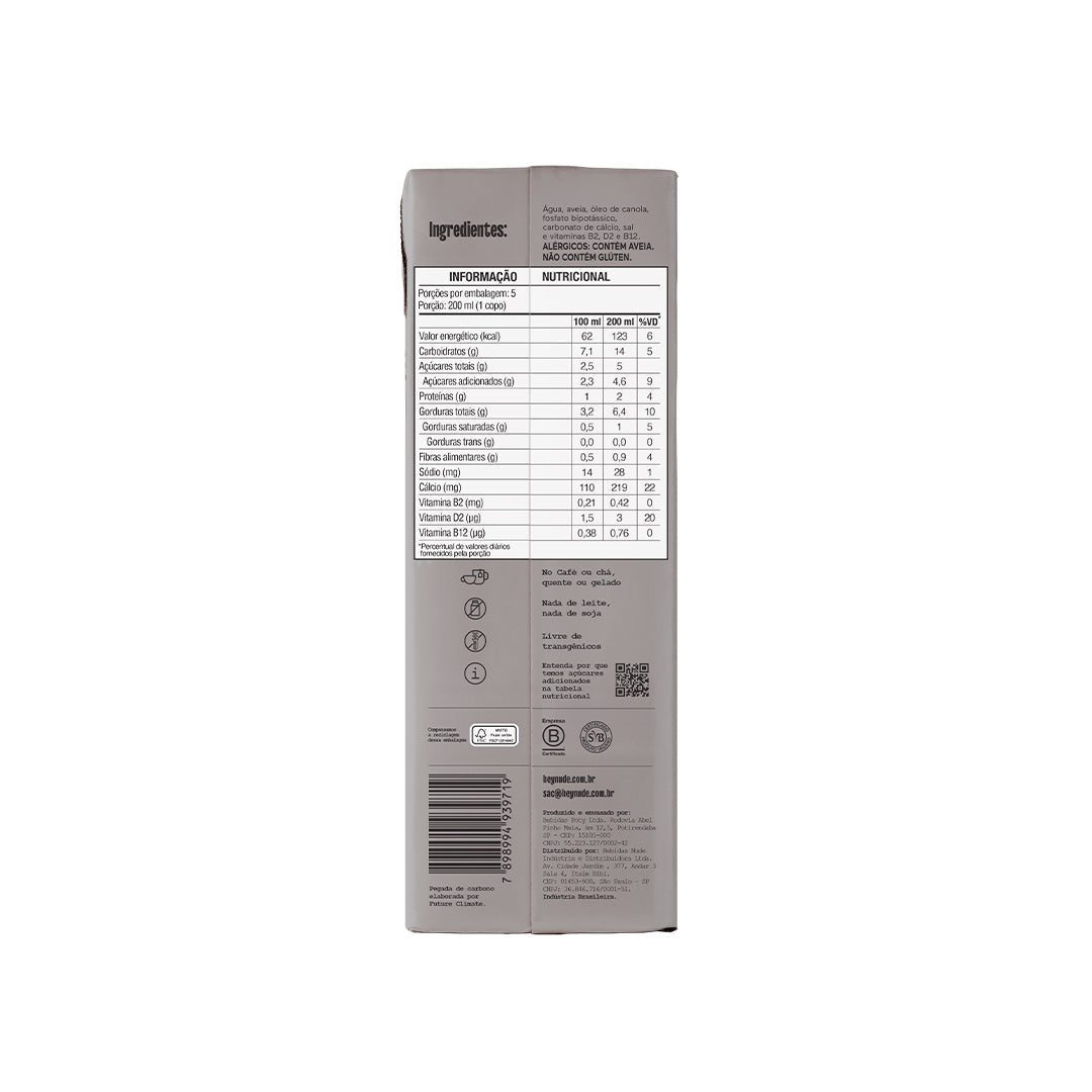 Leite de Aveia Barista 1l